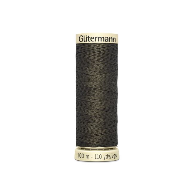 Universal sewing thread Gütermann in dark brown color 673