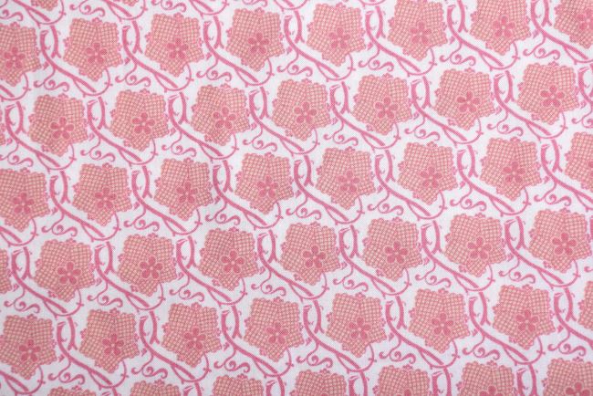 American patchwork cotton with ornament print 199PYOPM/147