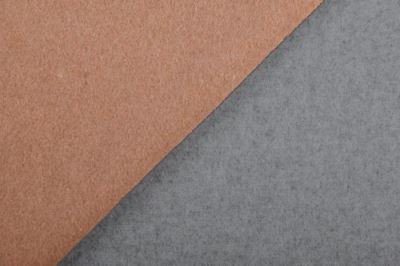 Reversible luxury fleece with cashmere in beige and gray AV433 Reversible luxury fleece with cashmere in beige and gray AV433