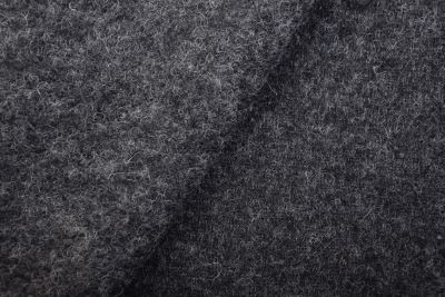 Boiled wool in dark gray color DS-GL2128
