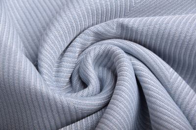 Decorative fabric with a zigzag pattern in blue 18457/0 (3)