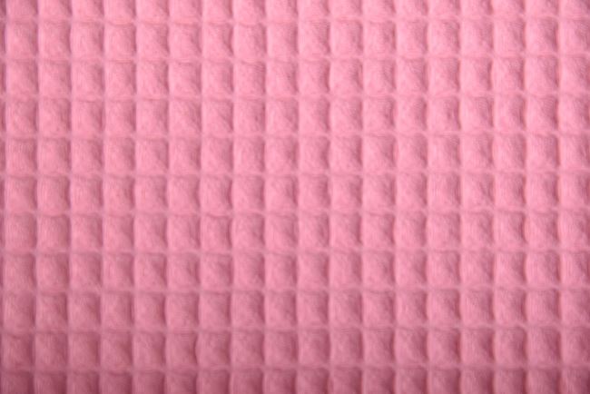 Waffle fabric in pink color DS-PAR0267/825