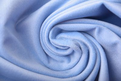 Cotton velvet in light blue color DS-MOR74 (2)