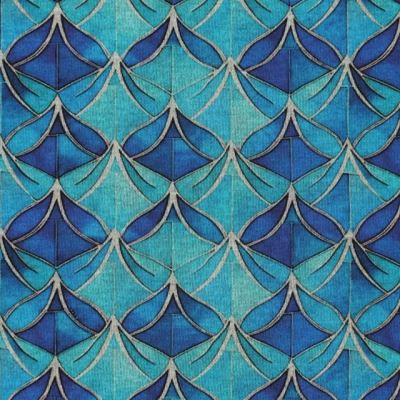 Punto di Roma with digital ornament print 22011/670 (2)