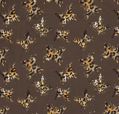 Softshell in brown color with digital butterfly print 20419/055 (2)