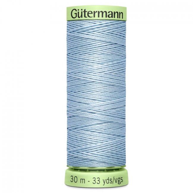 Gütermann extra strong sewing thread in light blue color J-75