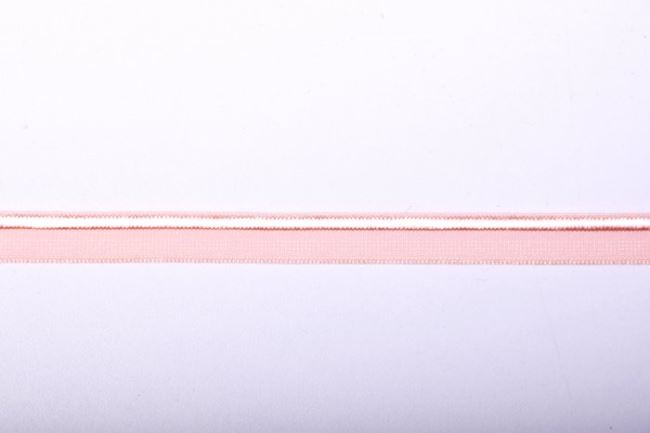 Edging elastic band in pink, 1 cm wide 43625