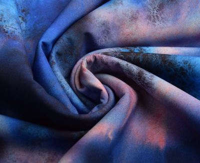 Softshell in blue color with digital abstract print NL31833/C (4)