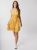 Summer dress on straps with a print of small flowers SAT03