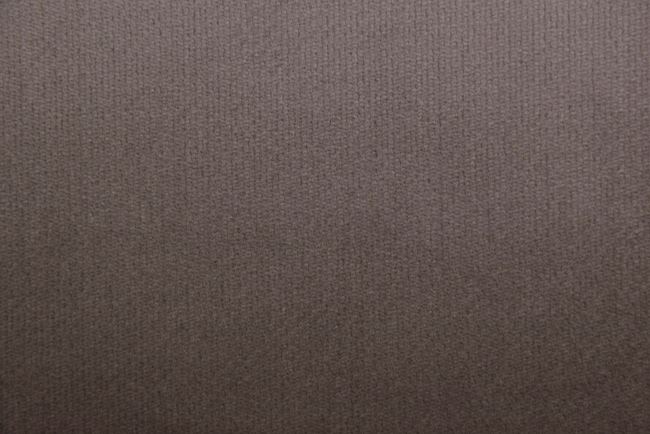 Cotton velvet in gray brown color DS-MOR0159