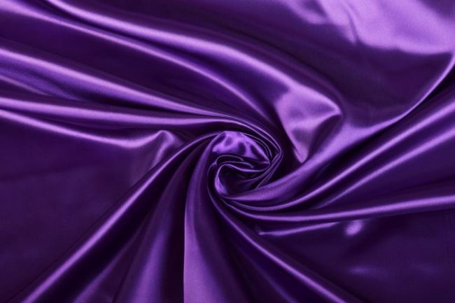 Satin in dark purple color 04796/047