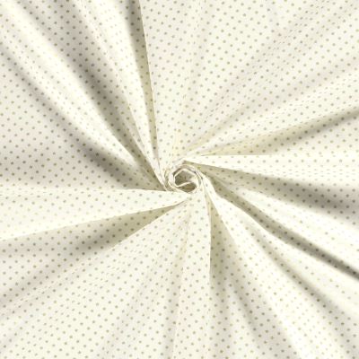 Christmas fabric made of cotton in cream color with gold star print 20703/051 (4)
