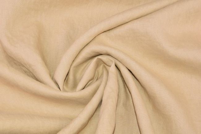 Washed linen in beige color 0872/090