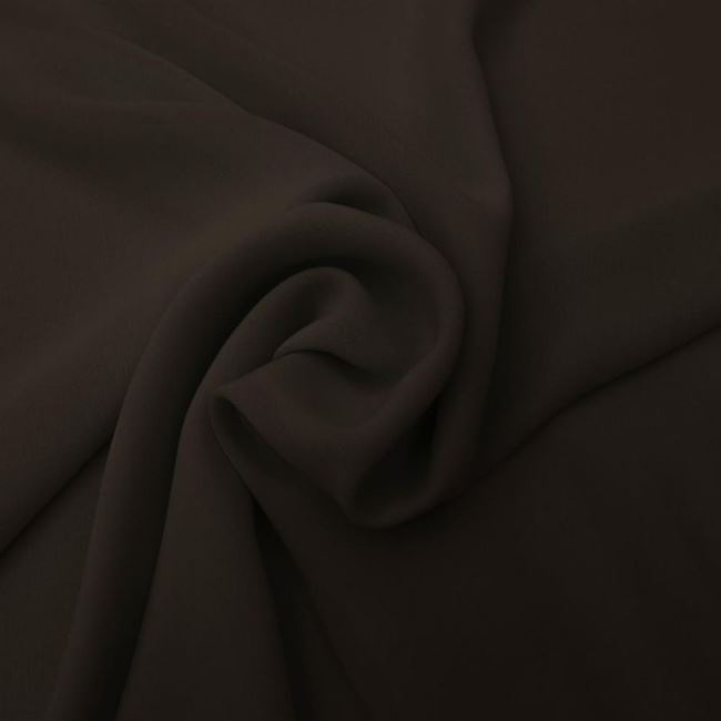 Chiffon in dark brown color 03969A/100