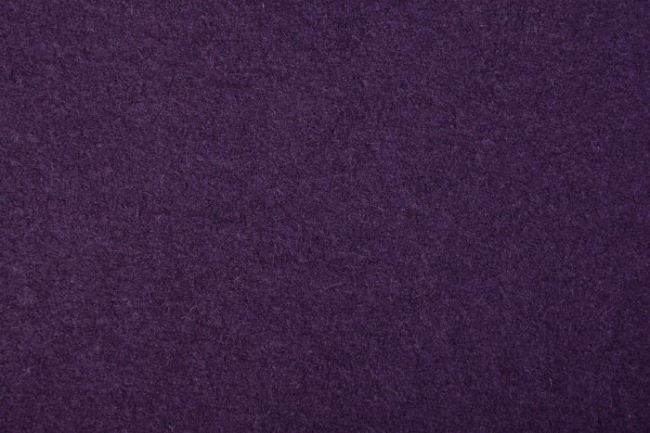 Boiled wool in dark purple color 04578/144